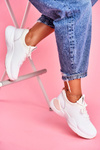 Sporty Women's Shoes Pink White Fellen