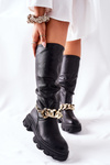 High black boots Black Cecina