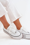 Women's Sneakers On Massive Platform White Marinae