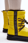 Women's Snow Boots with Yellow Laces Lilara