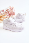 Children's High Sport Shoes White Berty