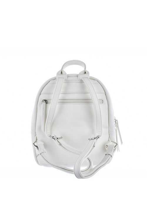 Leather Backpack Big Star JJ574125 White