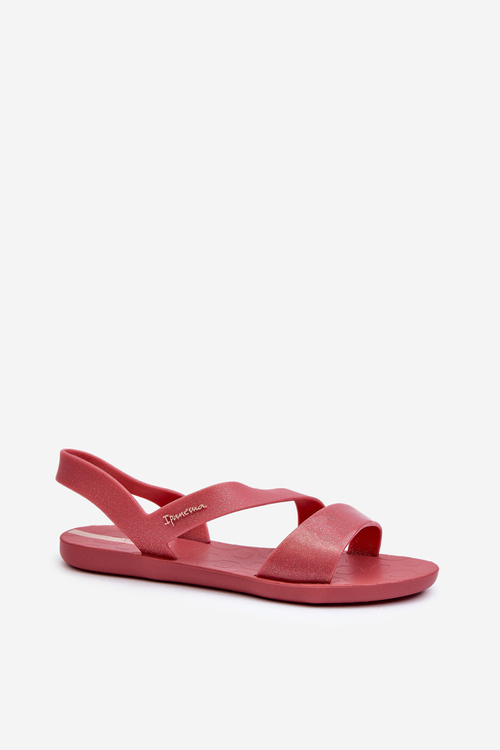 Sandały Z Brokatem Damskie Różowe 82429 Ipanema Vibe Sandal Fem