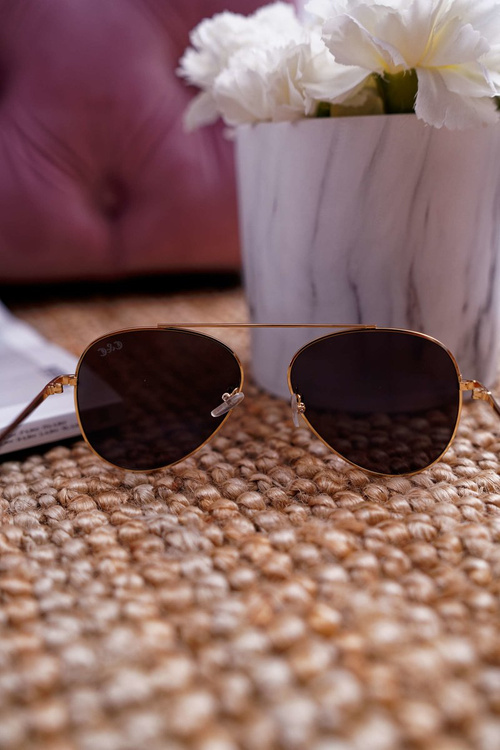 Prius KRE-200 Sunglasses Gold Blue