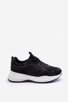 Women's Sport Sneakers On Platform Black-White Lomare