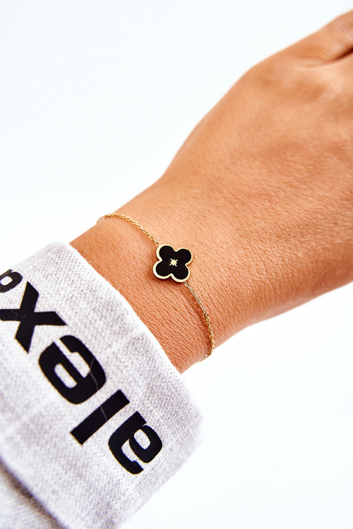 Bransoletka Damska Ozdoba Czarno-Złota