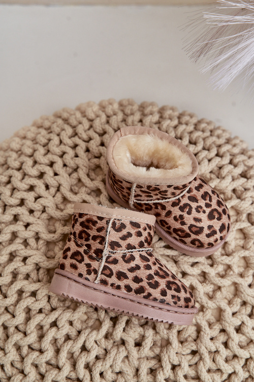 Children's Snow Boots Botki Insulated Beige Nallita