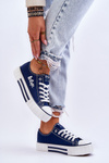 Women's Sneakers On The Platform Lee Cooper LCW-23-31-1803L Navy