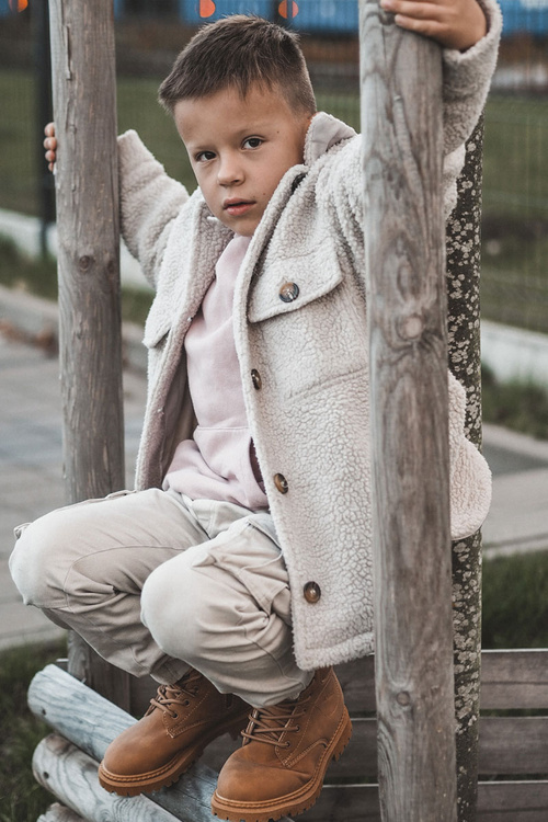 Children's Warm Boots Camel Cheddy