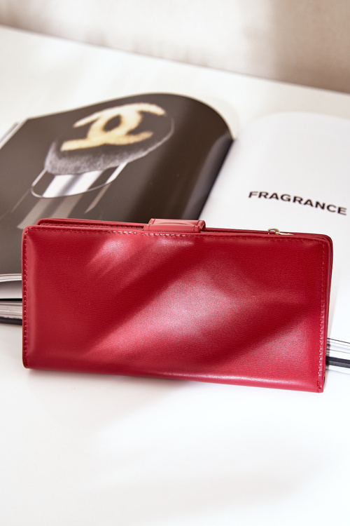 Women's Wallet Made Of Eco Leather Red Kalinessa