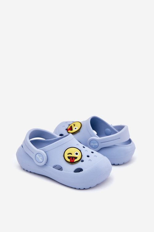 Children's Foam Slippers With Print Blue LEMIGOSE 880
