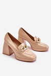 Pumps On Massive Heels Beige Nataly