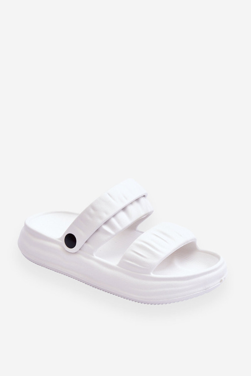 Foam Slide Sandals White Lirell