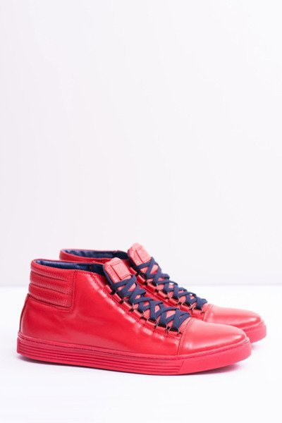 Men's Leather Tennis Red Torres