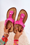 Women's Slippers Flip-Flops On Cork Pink Elina