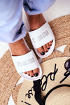 Women's Slides Big Star White GG274044