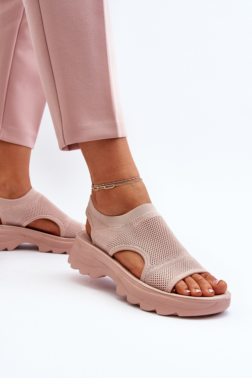 Women's Sport Sandals with Thick Sole Pink Deinaleia