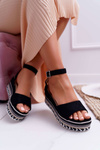 Women's Platform Sandals Black Arielle