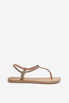 Women's Glittery Flip-Flop Sandals 26914 Ipanema Class Brilha Fem Gold