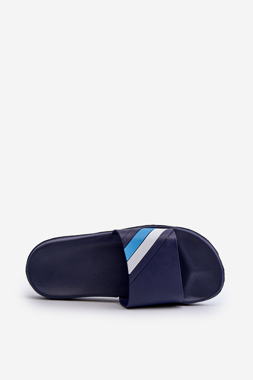 Classic Lightweight Men's Flip Flops Navy Bemostom