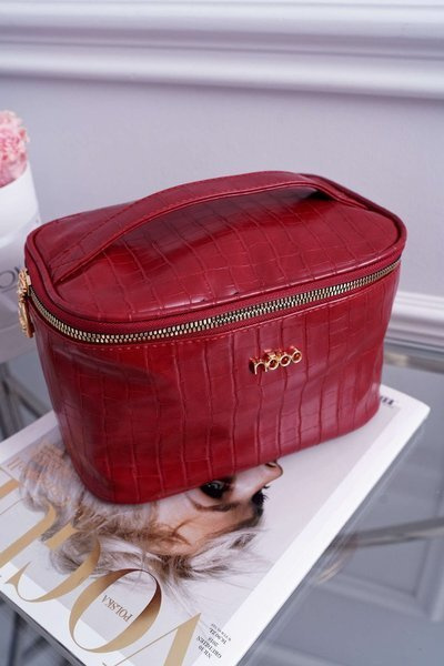 Large Women's Cosmetic Bag Red NOBO NCOS-I0331-C005