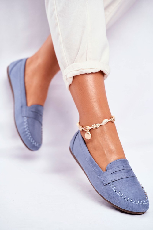 Women’s Loafers Material Blue Panay
