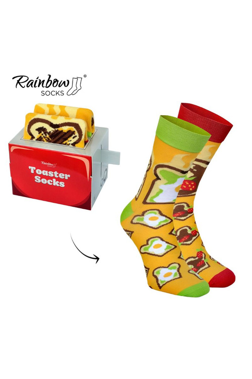 Socks TOASTER Rainbow Socks 1 Pair