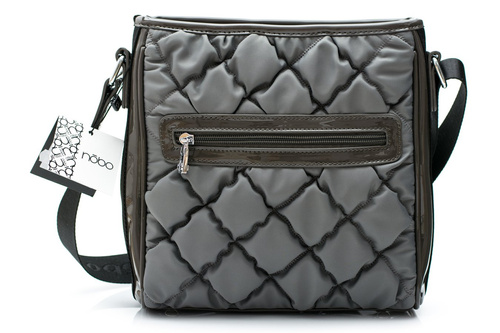 Quilted Grey Handbag Letterbox Nobo