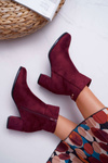 Women's Heeled Boots Sergio Leone Maroon BT522