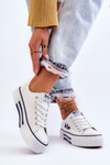 Women's Sneakers On The Platform Lee Cooper LCW-23-31-1802L White