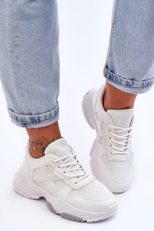 Women's Lace-up Sneakers White Cortes