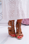 Women's Elegant Zipper Stiletto Sandals Rahel