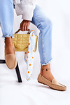 Women's Suede Loafers Beige Millare