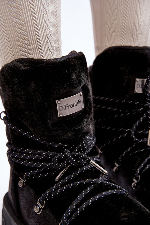 Waterproof Platform Vegan Snow Boots DFranklin DFSH371008 Black