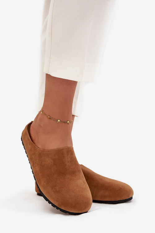 Women's Slides with Platform Camel Sylviane