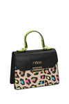 Handbag NOBO M1470-CM15 Black-Beige