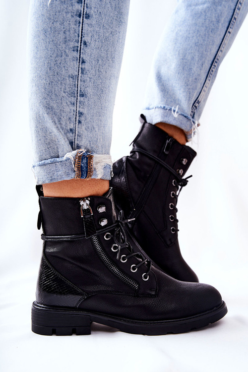 Zipped Boots Mirthbrow Black