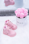 Children's Insulated Trapper Boots Powder Pink Dexter