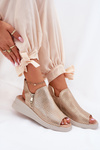Women's Wedge Sandals Gold Mevinette