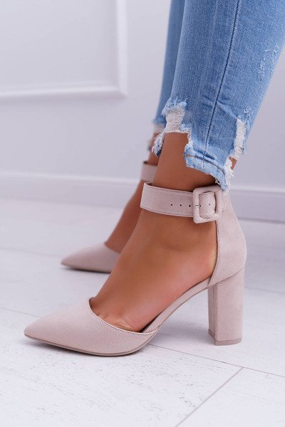 Women's Stiletto pumps Beige Domine