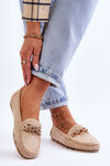 Women's Suede Loafers Beige Sorento