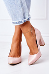 Satin Pumps Lewski Shoes 2453 Pink