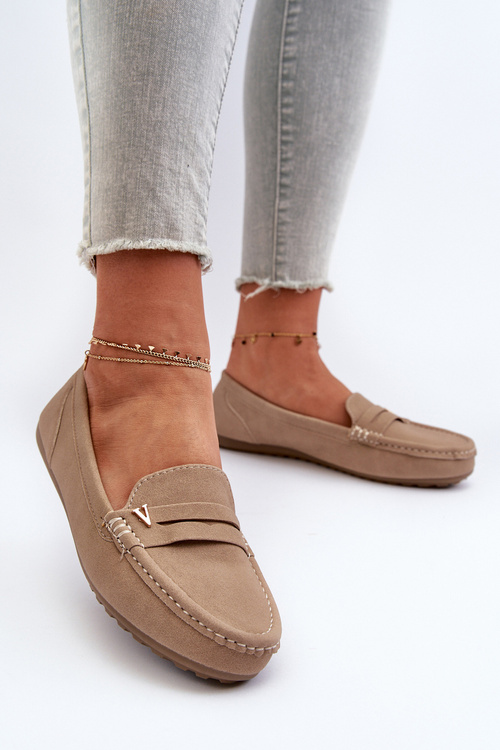 Classic Beige Women's Moccasins Iramarie