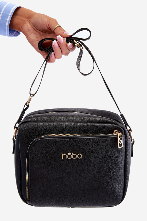 Crossbody Bag Made of Eco Leather NOBO BAGP990-K020 Black