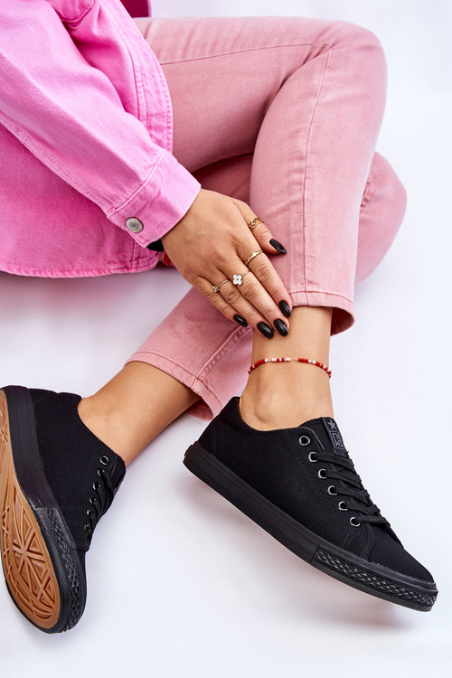 Women's Classic Sneakers Black Eleya