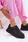 Decorated platform sneakers GOE NN2N4021 black