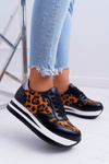 Sporty Women's Shoes Leopard Thick Sole OHH!