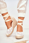 Women's Sandals On Wedge White Vieno
