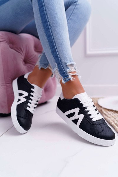 Sporty Women's Shoes Black Sheia