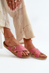 Comfortable Women's Flip Flops with Buckle Inblu VO000012 Pink